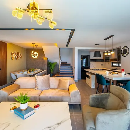 Luxury With Sea View In Kalkan 빌라 *