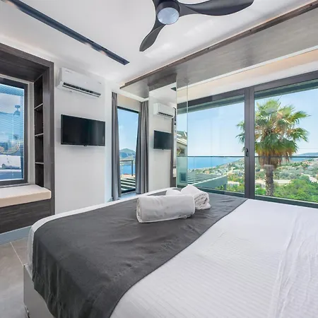 빌라 Luxury With Sea View In Kalkan *